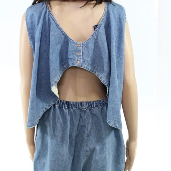 - AMS BLAUW SCOTCH AND SODA DENIM ROMPER - Picture 10 of 11